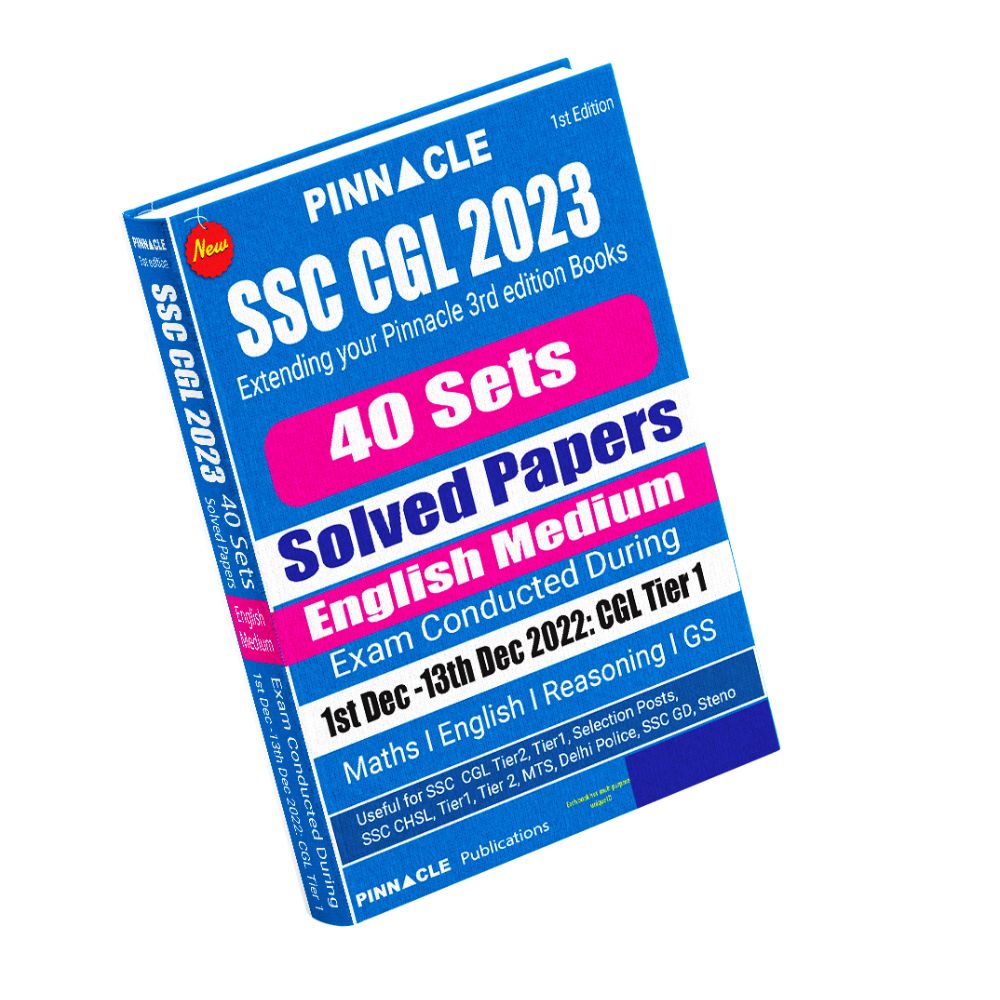 SSC CGL 2023: 40 TCS Sets solved papers English medium 